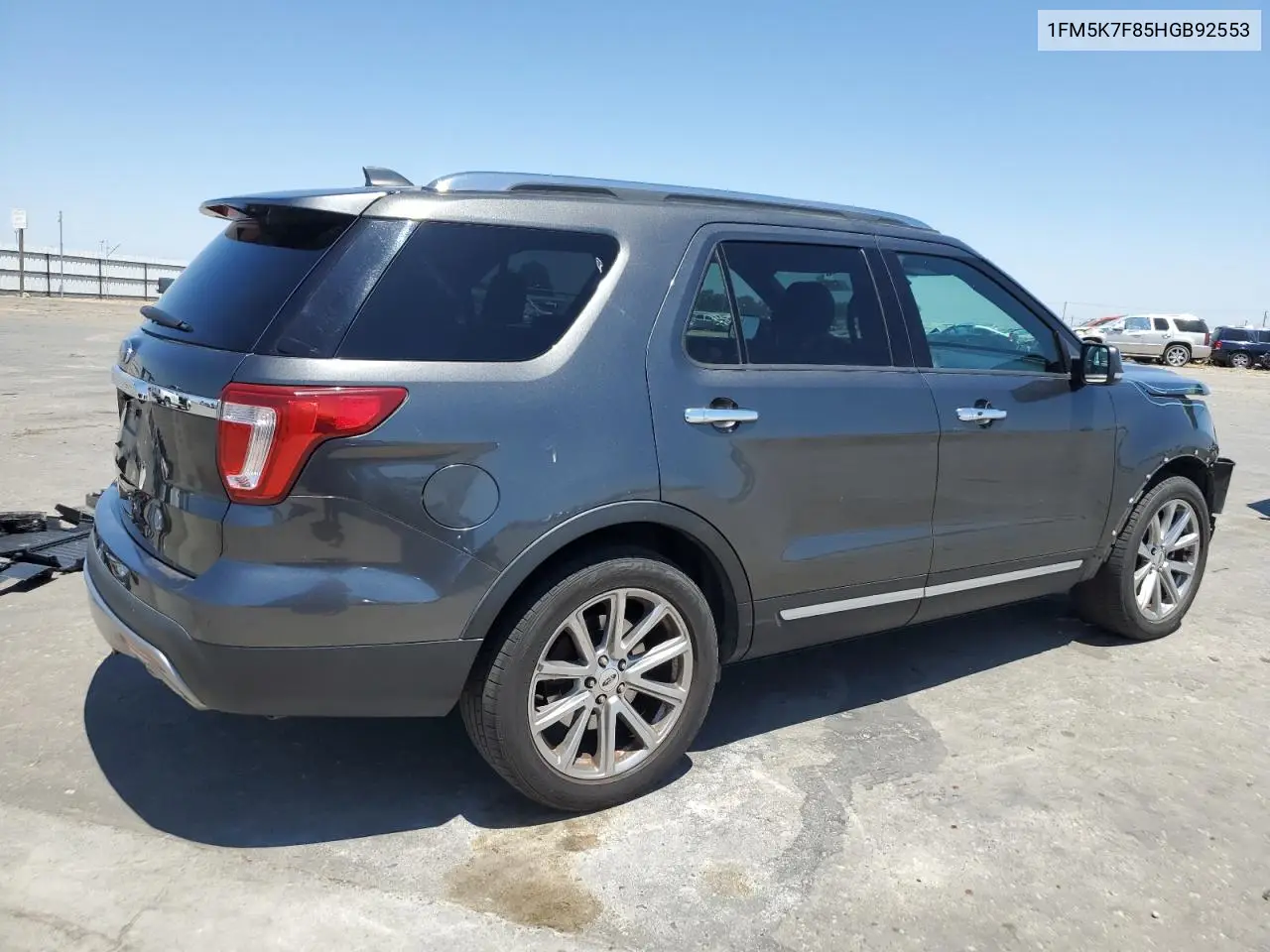 2017 Ford Explorer Limited VIN: 1FM5K7F85HGB92553 Lot: 62933325