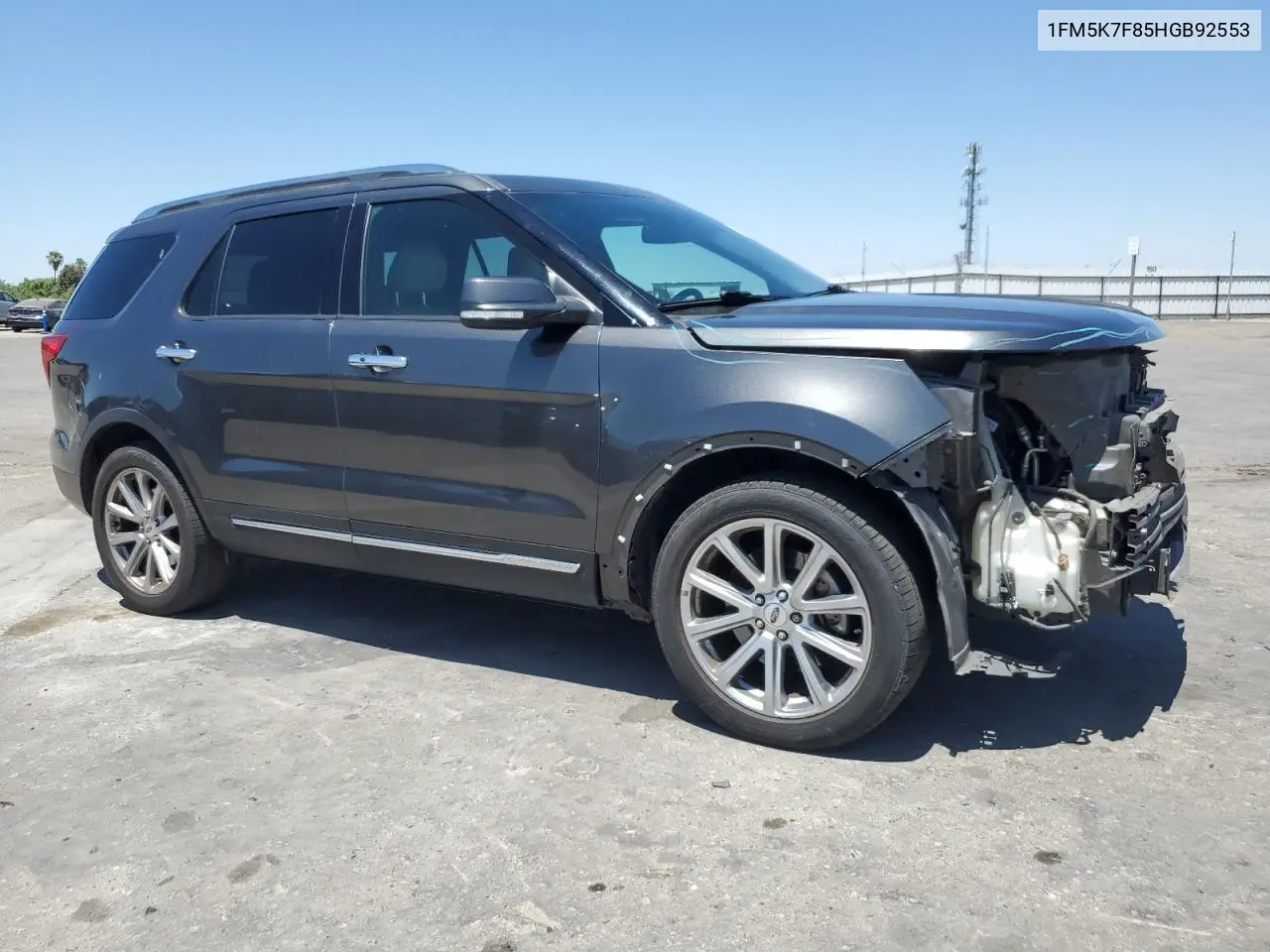 2017 Ford Explorer Limited VIN: 1FM5K7F85HGB92553 Lot: 62933325