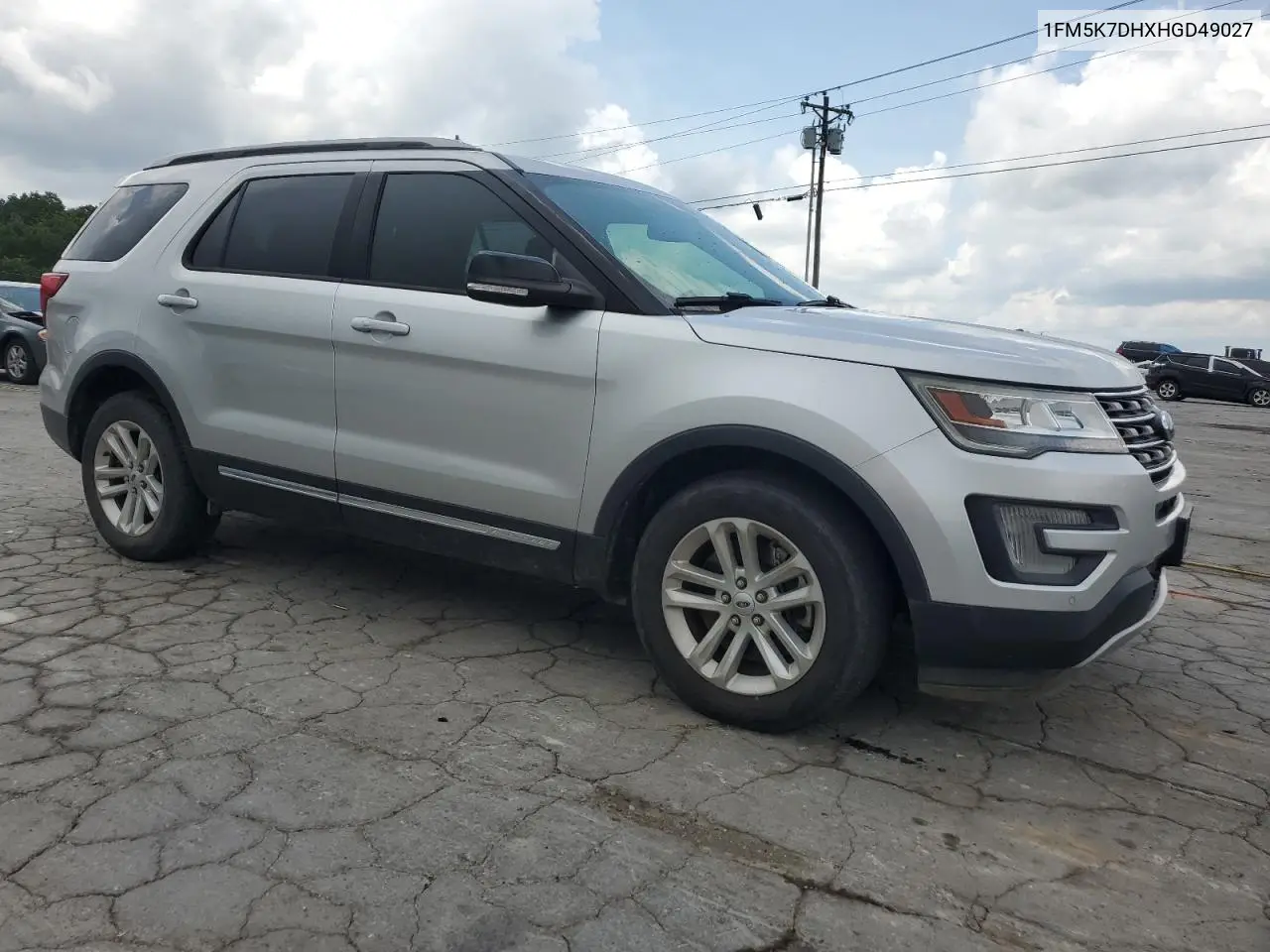 1fm5k7dhxhgd49027 1FM5K7DHXHGD49027 2017 Ford Explorer Xlt