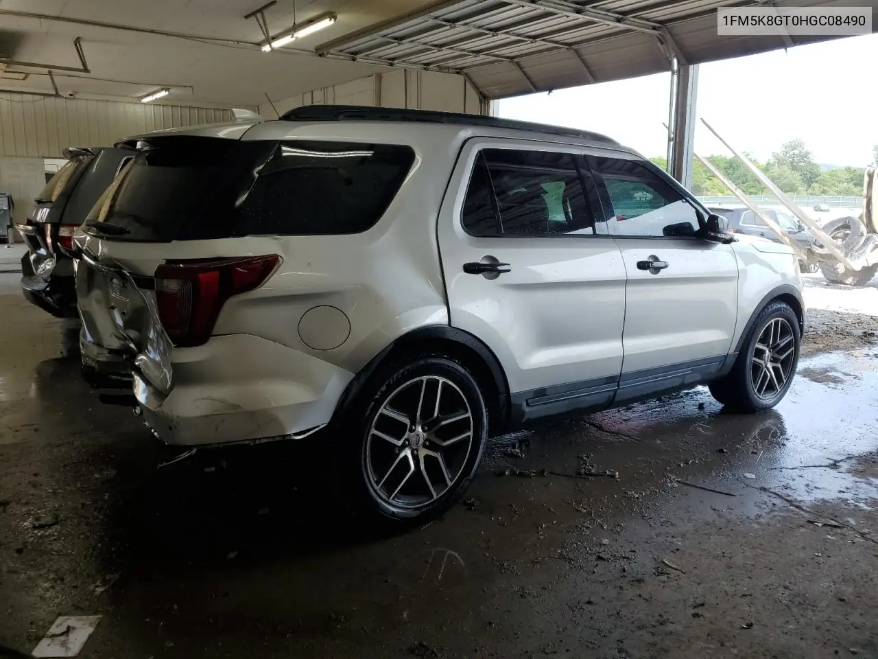 2017 Ford Explorer Sport VIN: 1FM5K8GT0HGC08490 Lot: 63056355