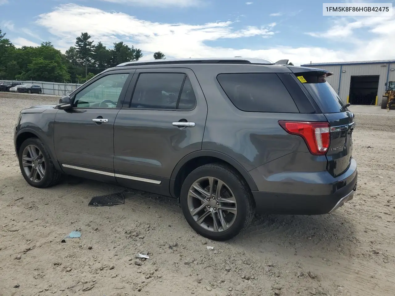 2017 Ford Explorer Limited VIN: 1FM5K8F86HGB42475 Lot: 63057185