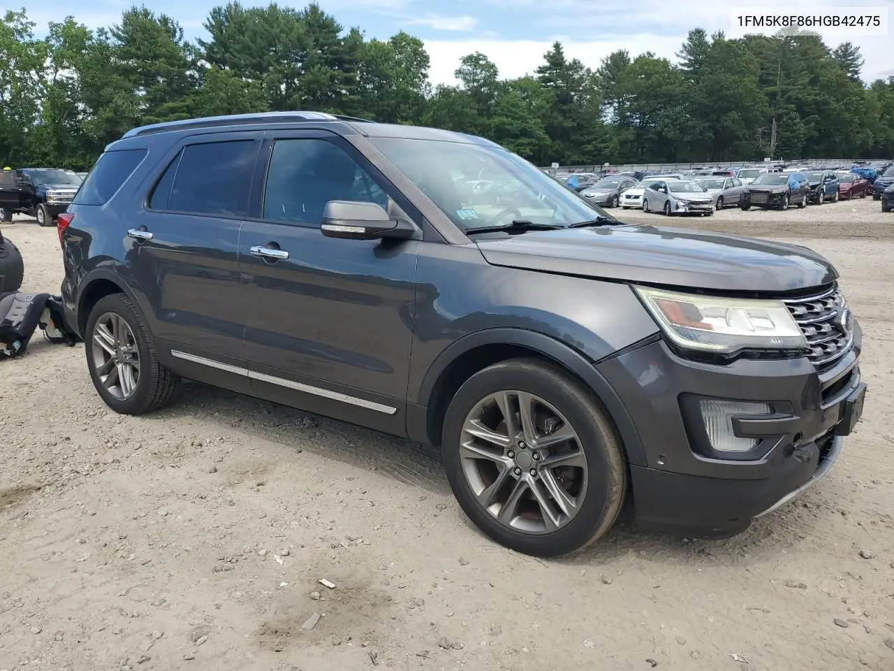 2017 Ford Explorer Limited VIN: 1FM5K8F86HGB42475 Lot: 63057185