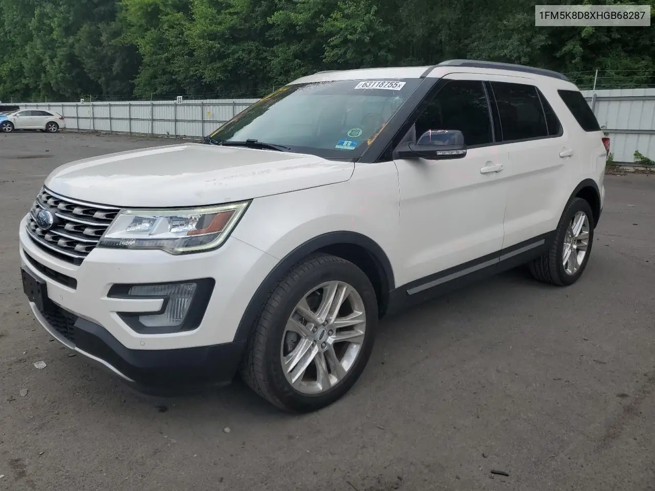 2017 Ford Explorer Xlt VIN: 1FM5K8D8XHGB68287 Lot: 63118755