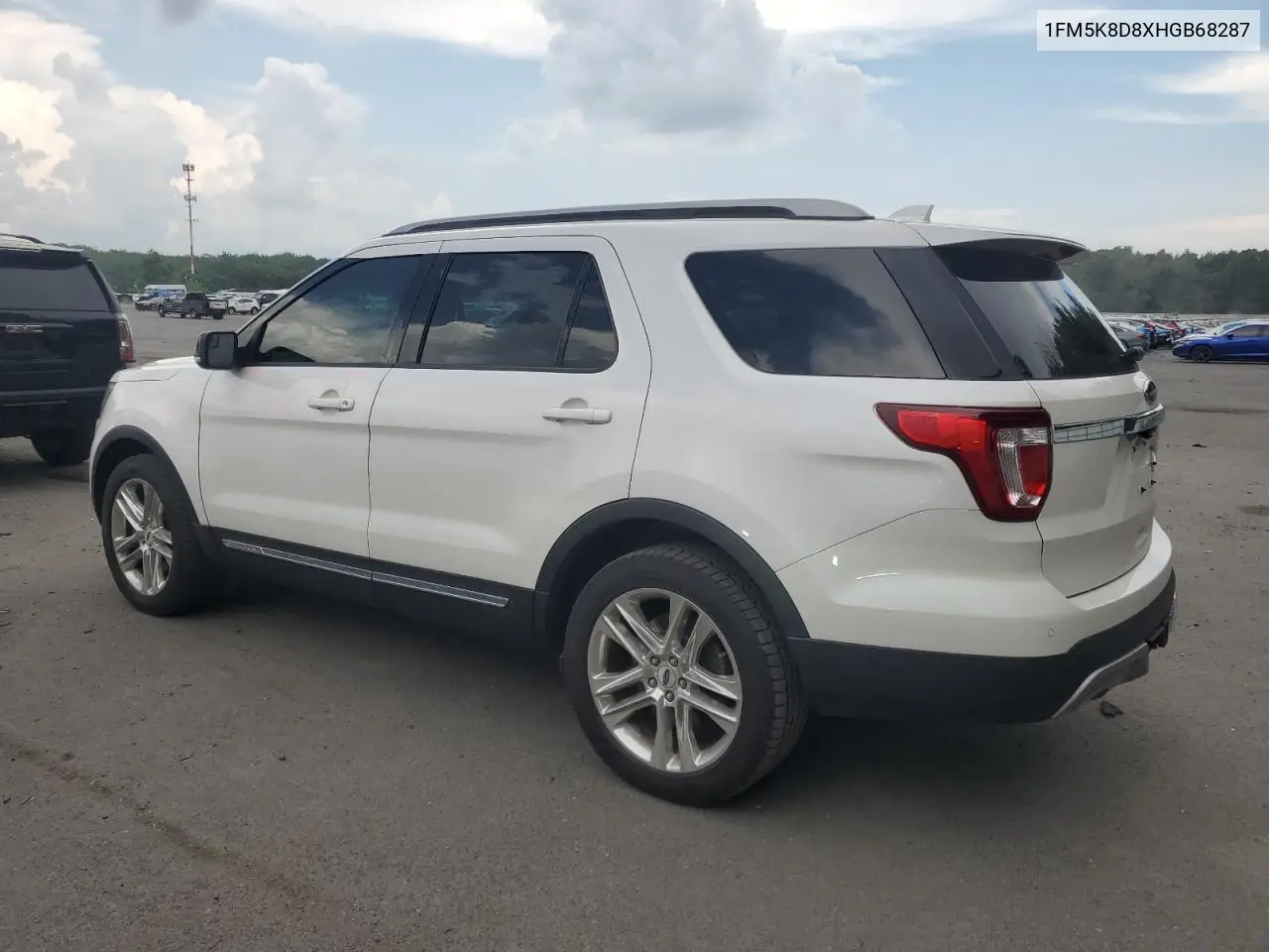 2017 Ford Explorer Xlt VIN: 1FM5K8D8XHGB68287 Lot: 63118755