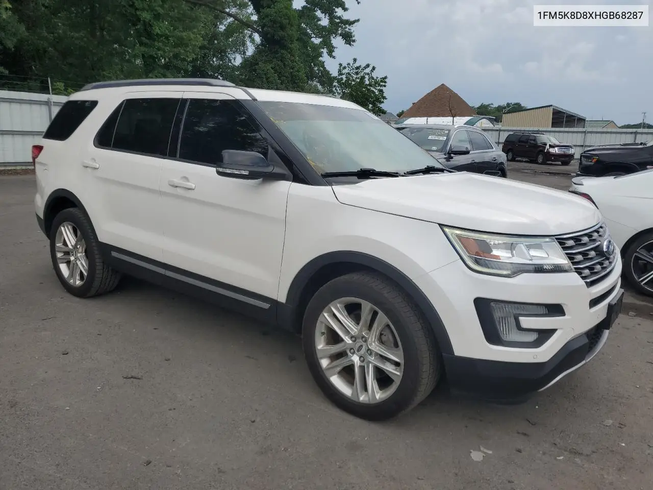 2017 Ford Explorer Xlt VIN: 1FM5K8D8XHGB68287 Lot: 63118755