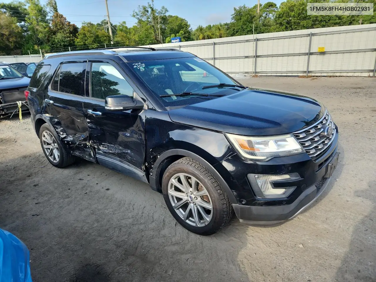 2017 Ford Explorer Limited VIN: 1FM5K8FH4HGB02931 Lot: 63149425