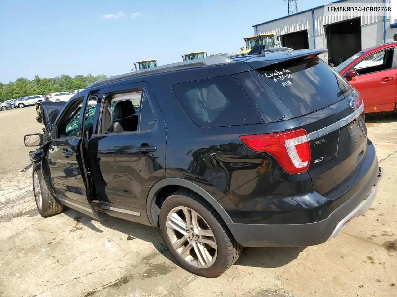 2017 Ford Explorer Xlt VIN: 1FM5K8D84HGB02768 Lot: 63245215