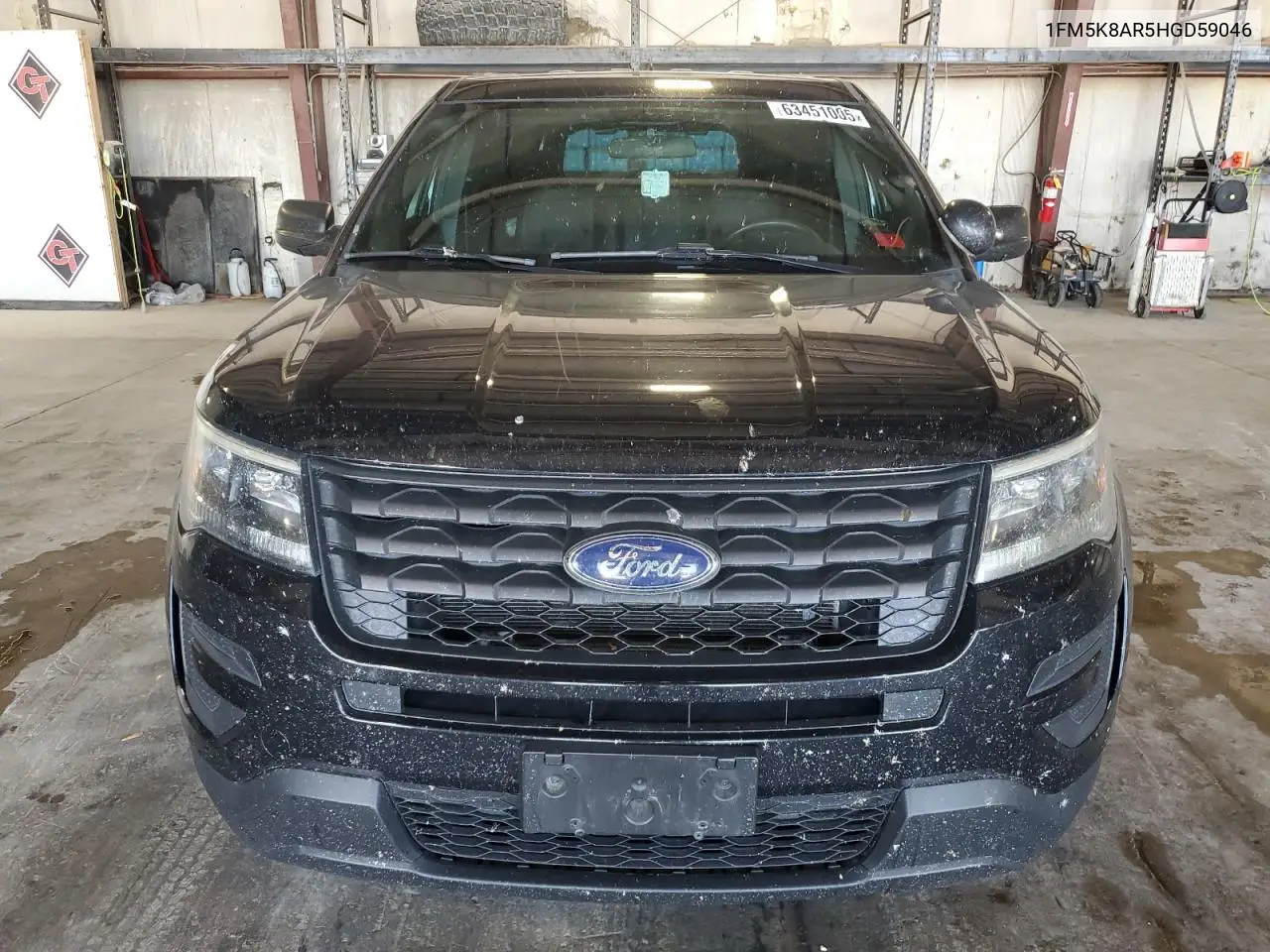 2017 Ford Explorer Police Interceptor VIN: 1FM5K8AR5HGD59046 Lot: 63451005