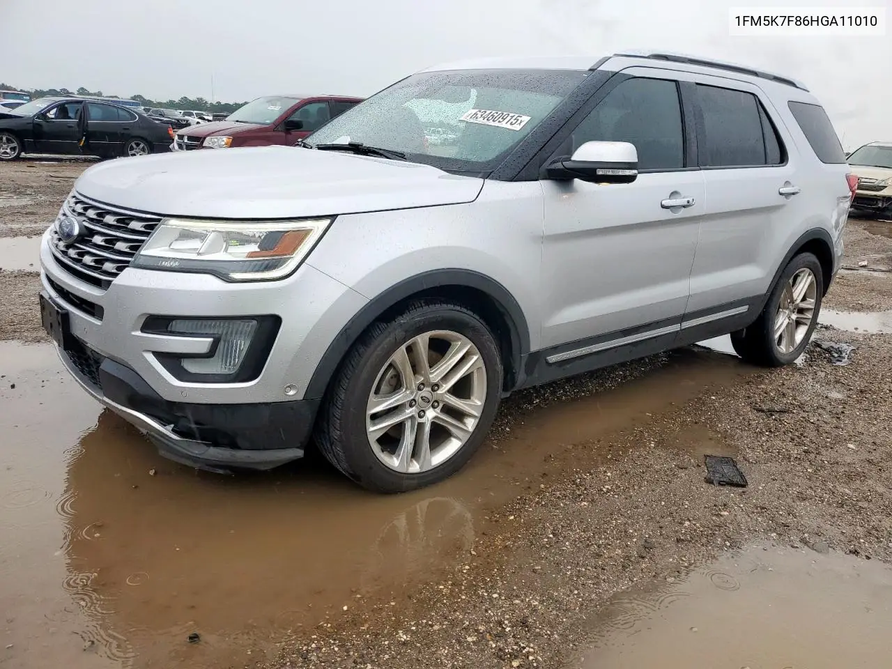 2017 Ford Explorer Limited VIN: 1FM5K7F86HGA11010 Lot: 63460915