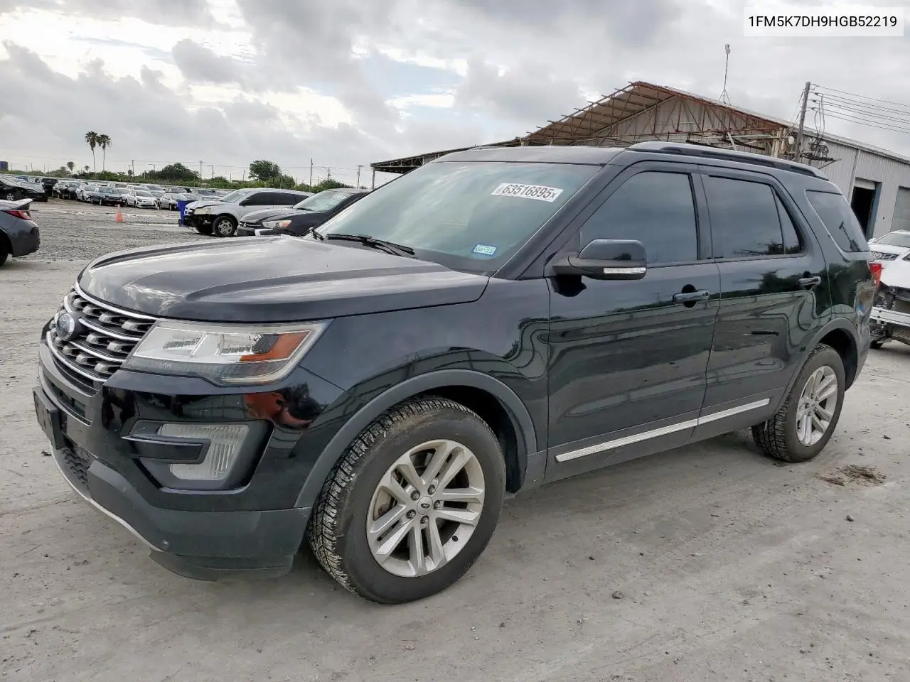 2017 Ford Explorer Xlt VIN: 1FM5K7DH9HGB52219 Lot: 63516895