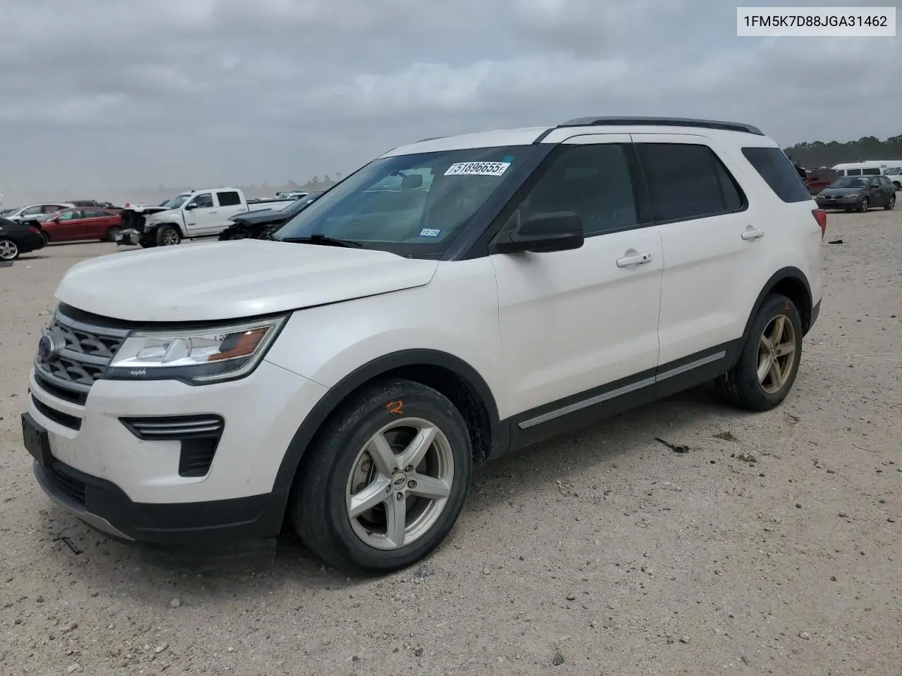 2018 Ford Explorer Xlt VIN: 1FM5K7D88JGA31462 Lot: 51896655