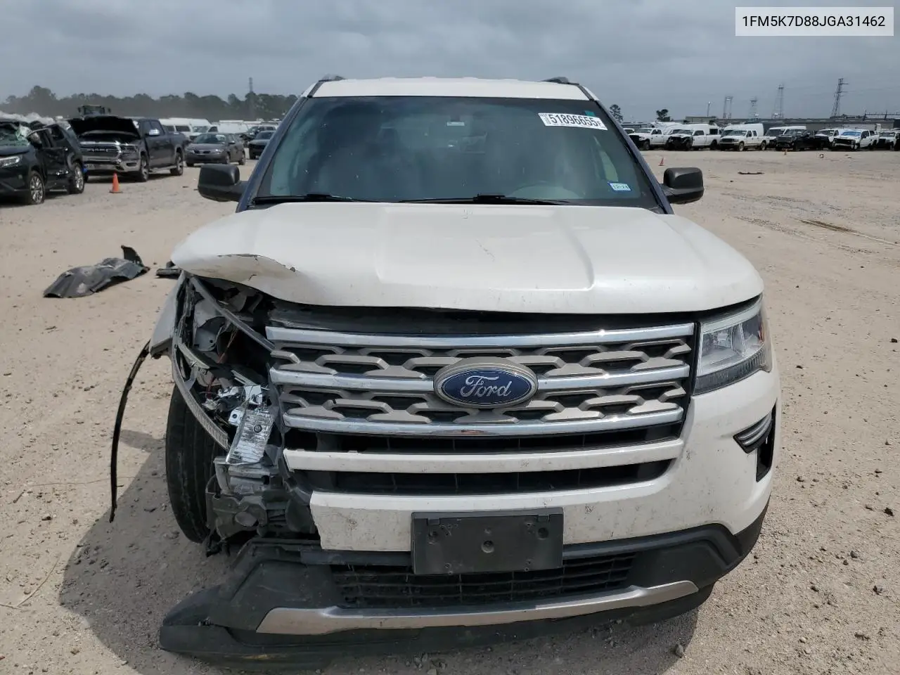 2018 Ford Explorer Xlt VIN: 1FM5K7D88JGA31462 Lot: 51896655