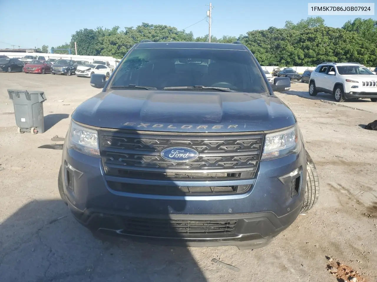 2018 Ford Explorer Xlt VIN: 1FM5K7D86JGB07924 Lot: 56415575