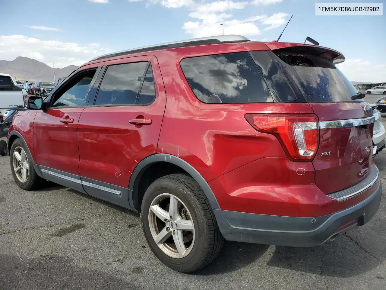 2018 Ford Explorer Xlt VIN: 1FM5K7D86JGB42902 Lot: 56981615