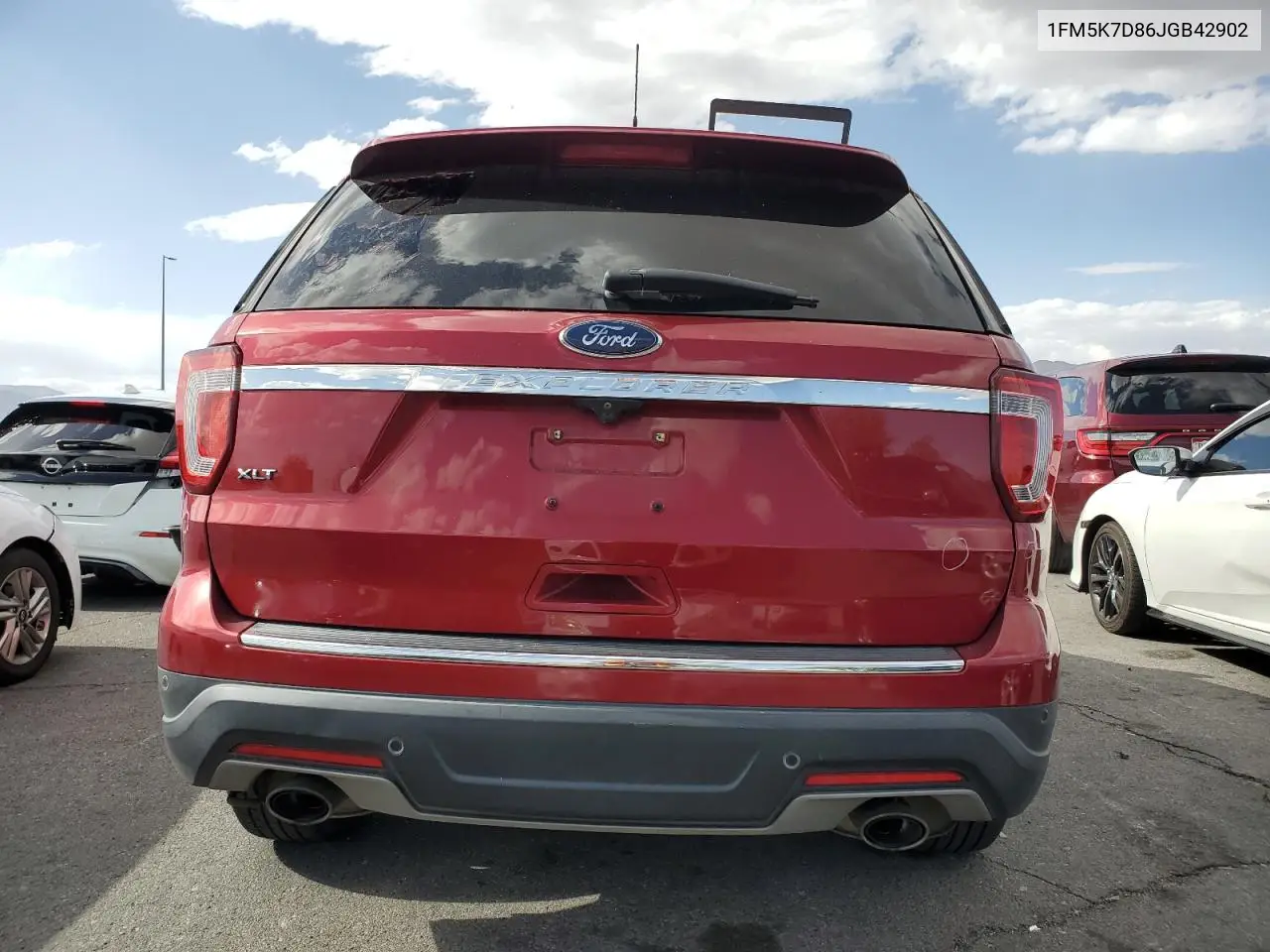 2018 Ford Explorer Xlt VIN: 1FM5K7D86JGB42902 Lot: 56981615