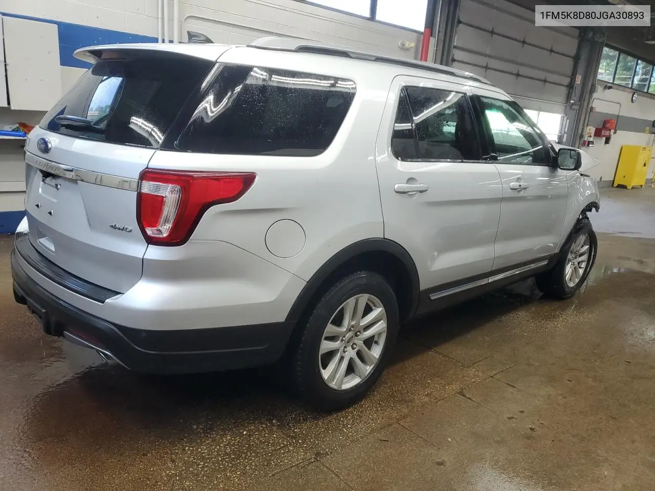 2018 Ford Explorer Xlt VIN: 1FM5K8D80JGA30893 Lot: 59568255