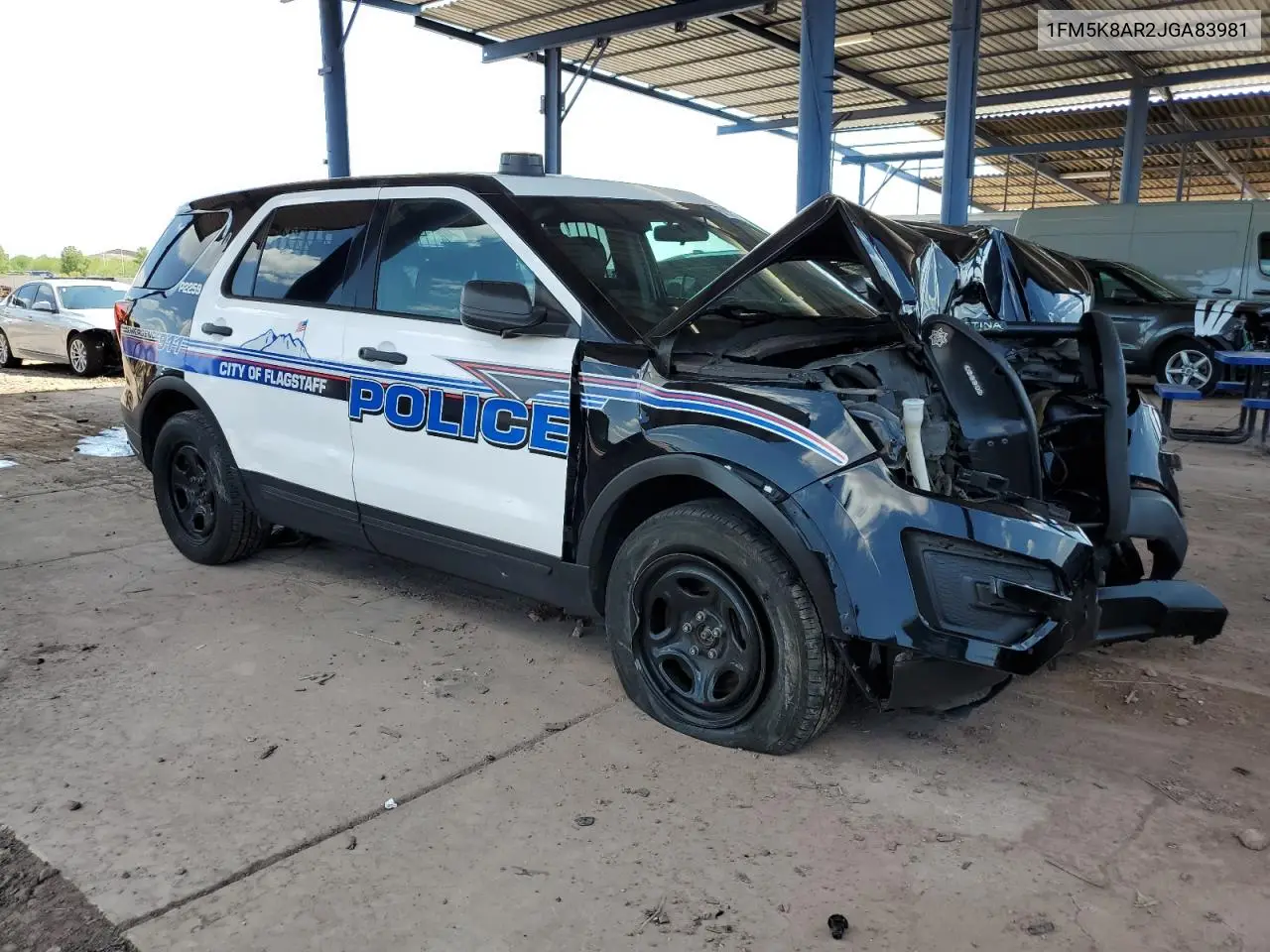 2018 Ford Explorer Police Interceptor VIN: 1FM5K8AR2JGA83981 Lot: 62032715