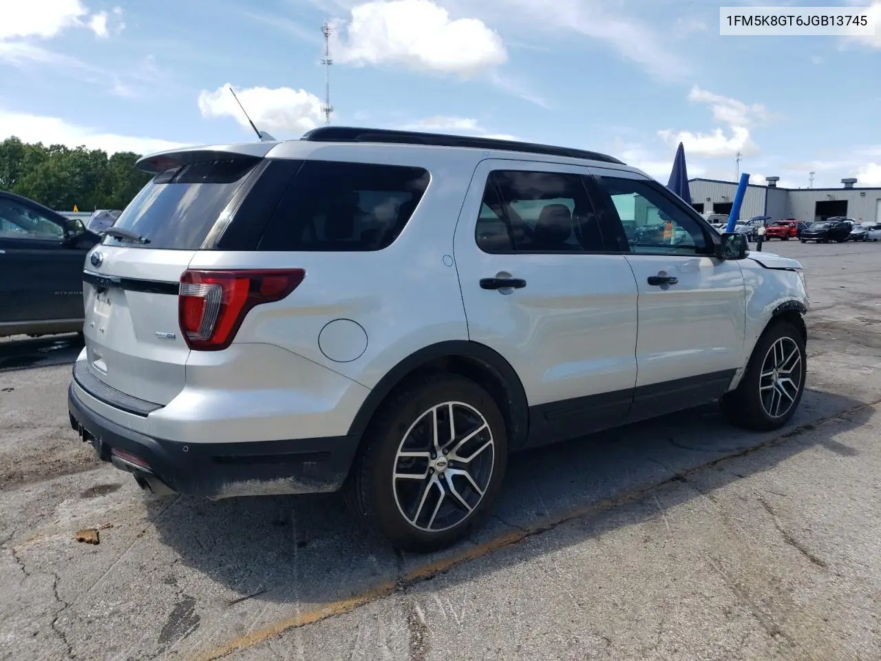 2018 Ford Explorer Sport VIN: 1FM5K8GT6JGB13745 Lot: 62843985