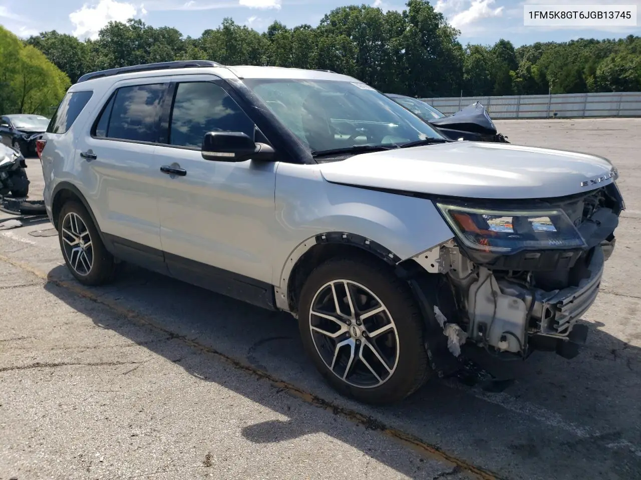 2018 Ford Explorer Sport VIN: 1FM5K8GT6JGB13745 Lot: 62843985