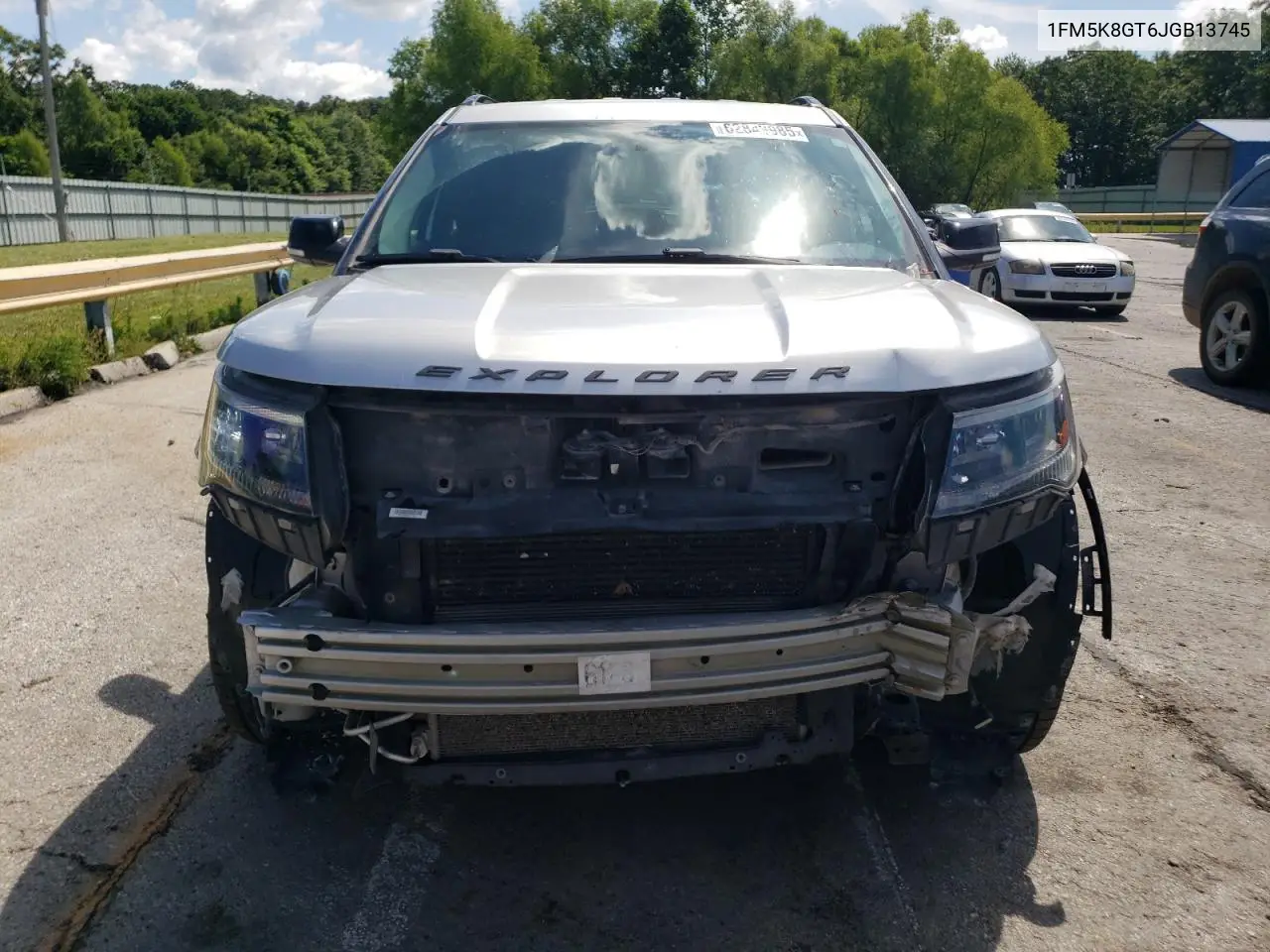 2018 Ford Explorer Sport VIN: 1FM5K8GT6JGB13745 Lot: 62843985