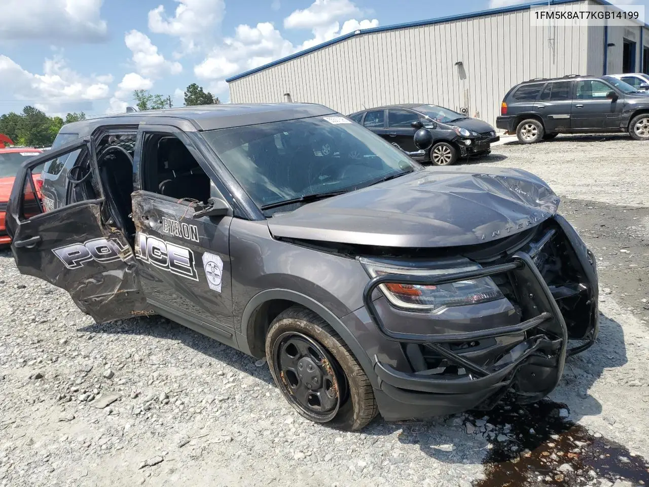 2019 Ford Explorer Police Interceptor VIN: 1FM5K8AT7KGB14199 Lot: 55507695