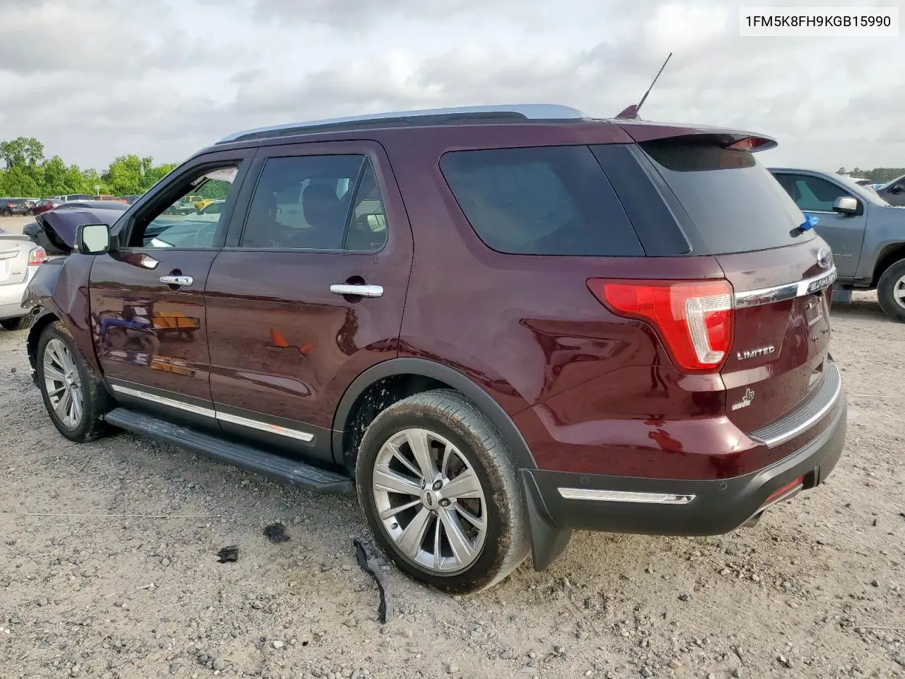 2019 Ford Explorer Limited VIN: 1FM5K8FH9KGB15990 Lot: 56604345