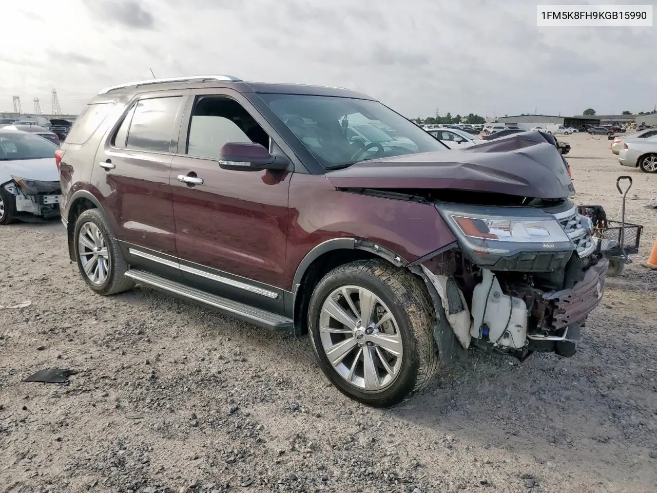 2019 Ford Explorer Limited VIN: 1FM5K8FH9KGB15990 Lot: 56604345