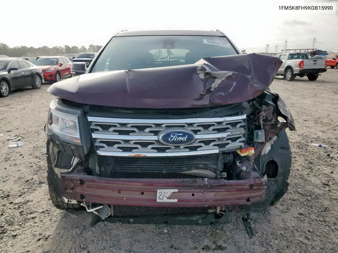 2019 Ford Explorer Limited VIN: 1FM5K8FH9KGB15990 Lot: 56604345
