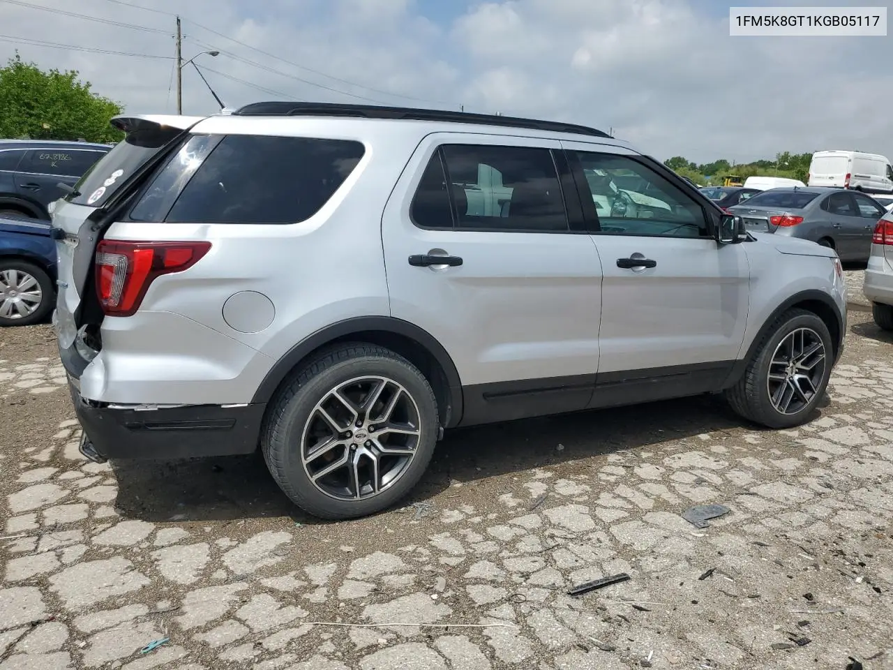 2019 Ford Explorer Sport VIN: 1FM5K8GT1KGB05117 Lot: 56696505