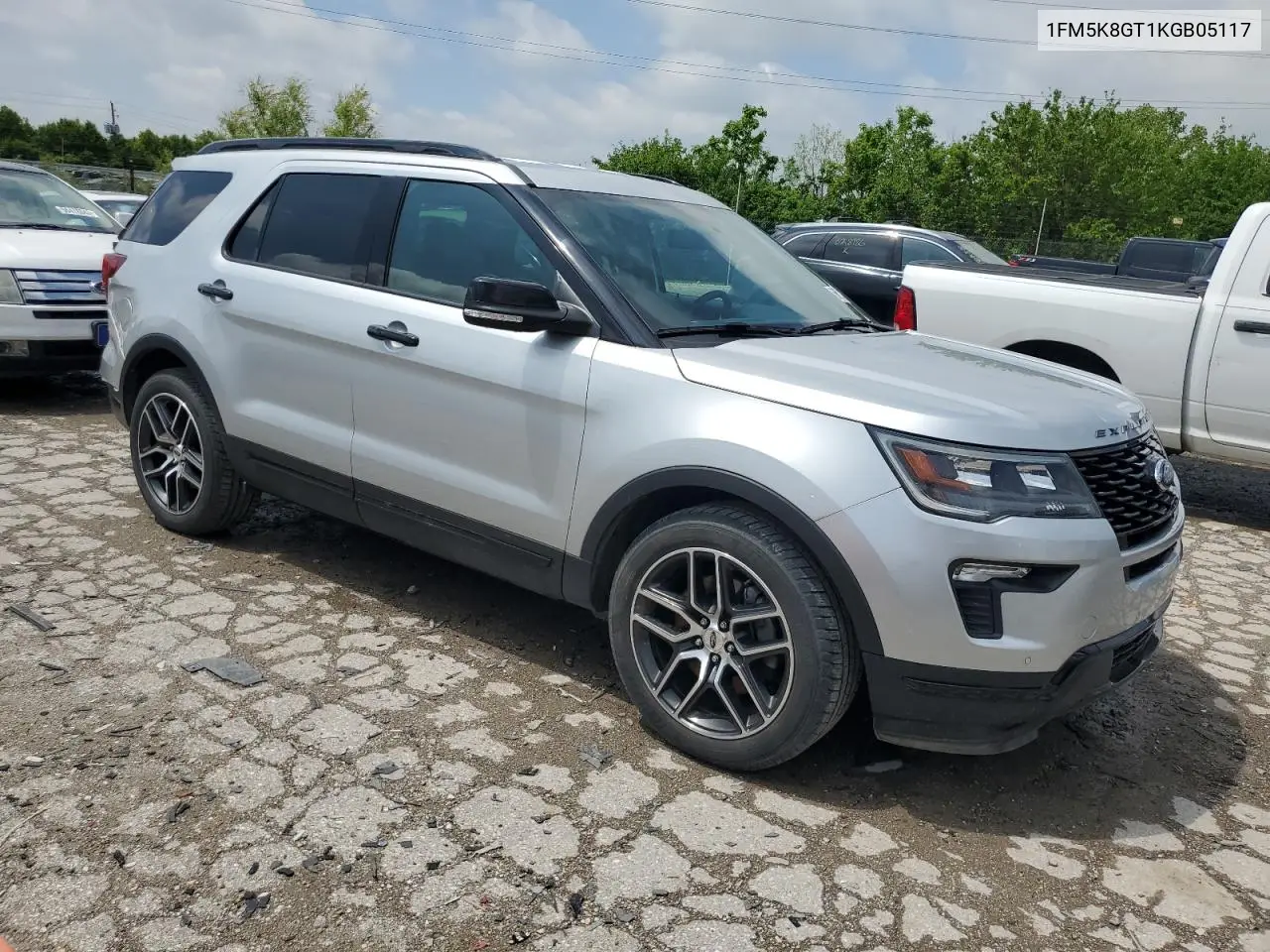 2019 Ford Explorer Sport VIN: 1FM5K8GT1KGB05117 Lot: 56696505