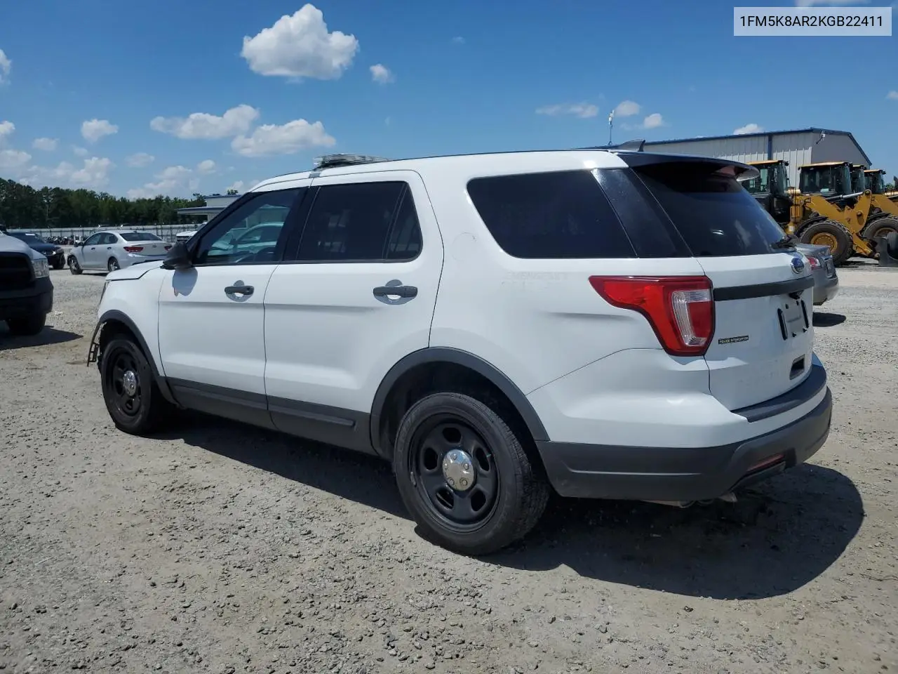 2019 Ford Explorer Police Interceptor VIN: 1FM5K8AR2KGB22411 Lot: 61410735