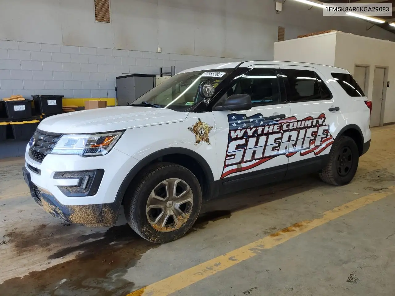 1fm5k8ar6kga29083 1FM5K8AR6KGA29083 2019 Ford Explorer Police Interceptor