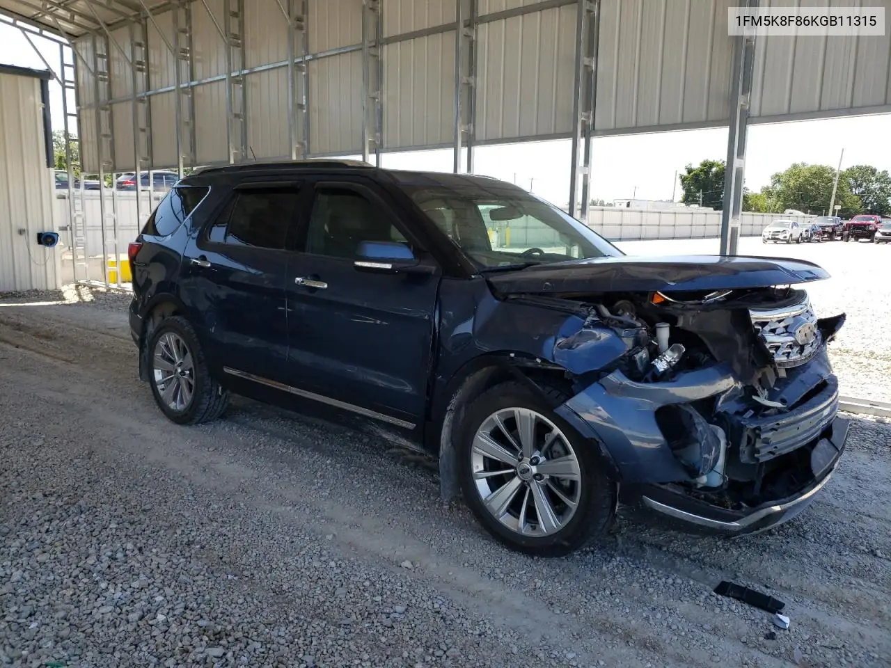 2019 Ford Explorer Limited VIN: 1FM5K8F86KGB11315 Lot: 62596815