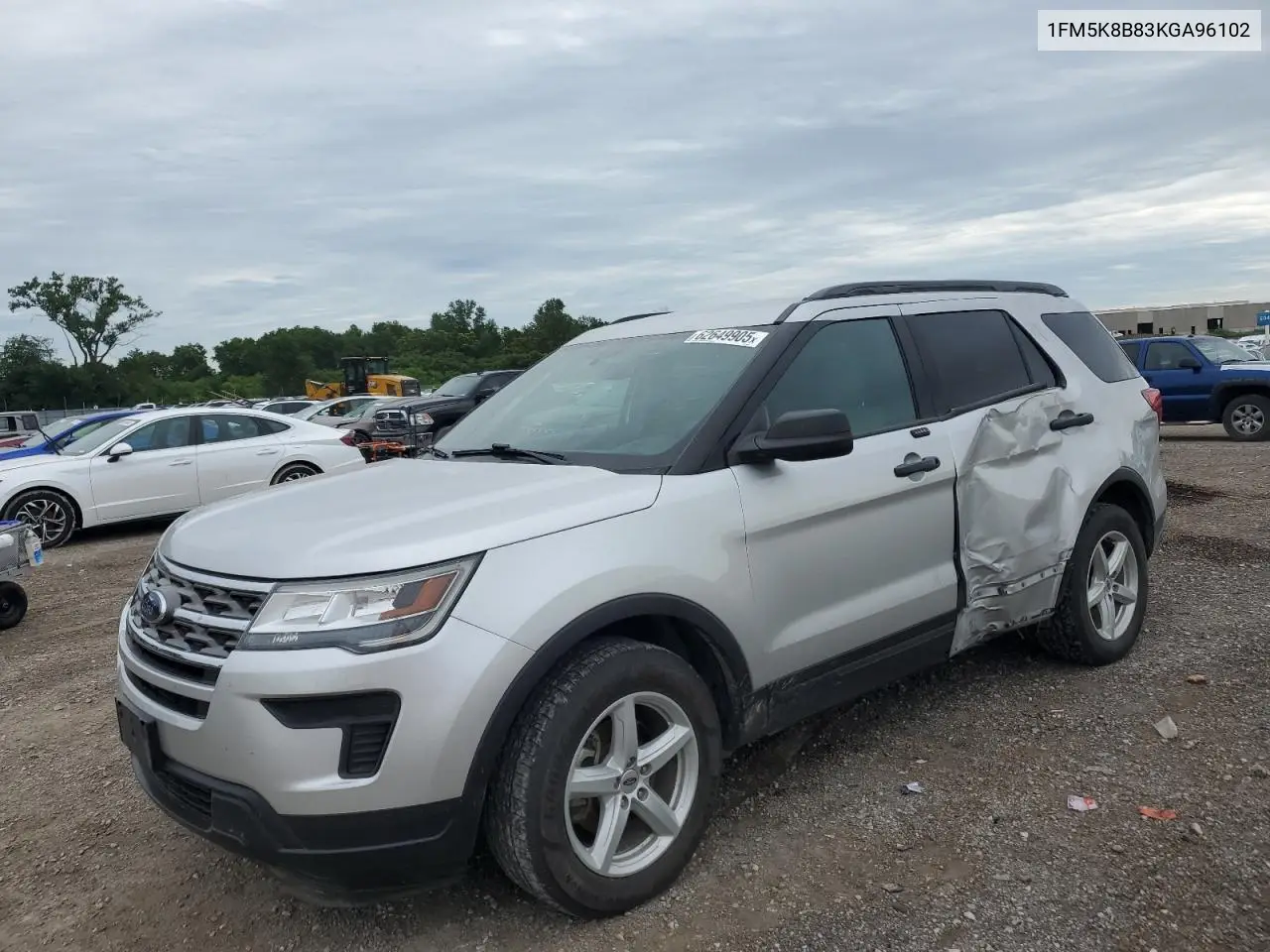 2019 Ford Explorer VIN: 1FM5K8B83KGA96102 Lot: 62649905
