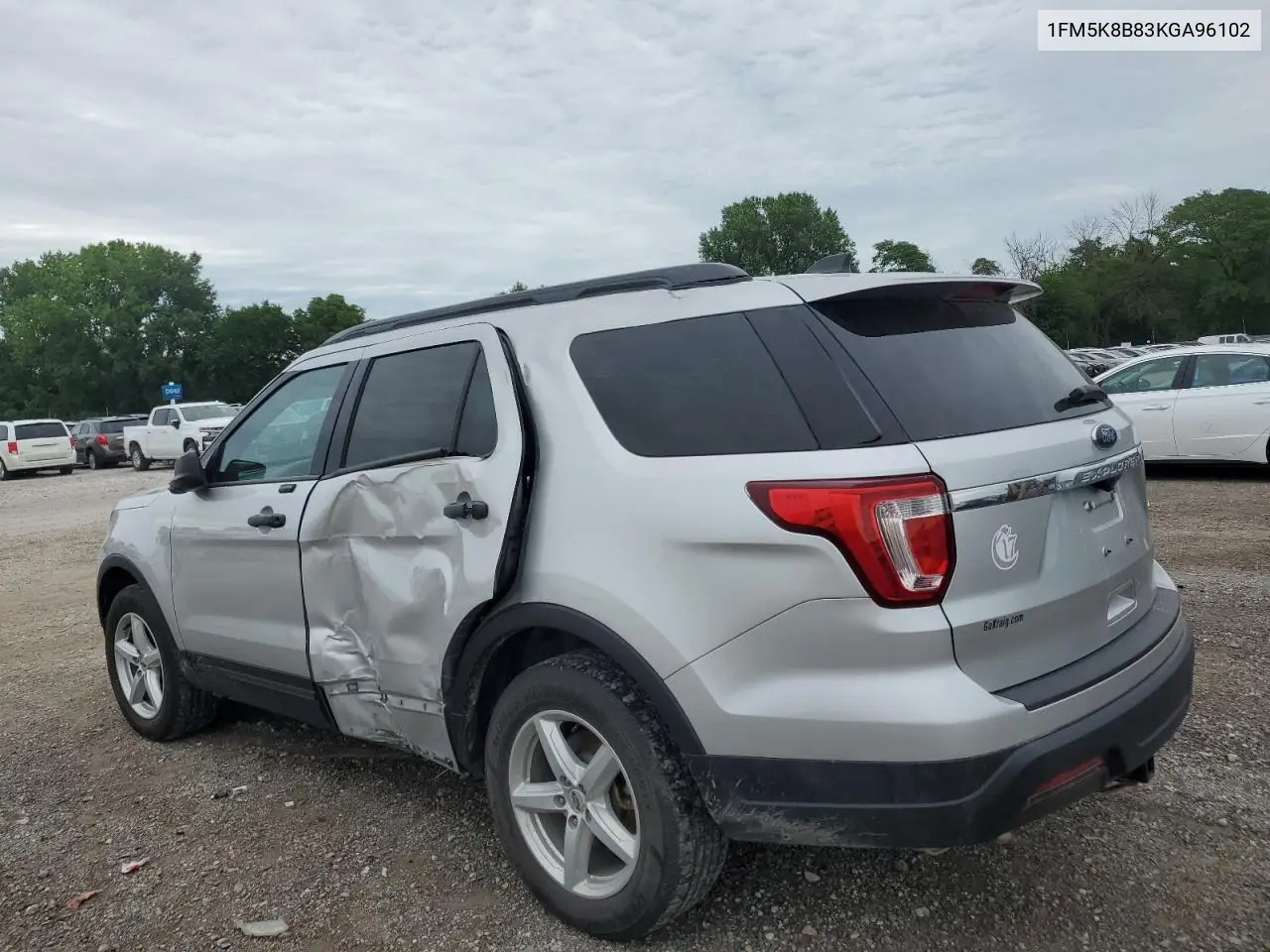 2019 Ford Explorer VIN: 1FM5K8B83KGA96102 Lot: 62649905