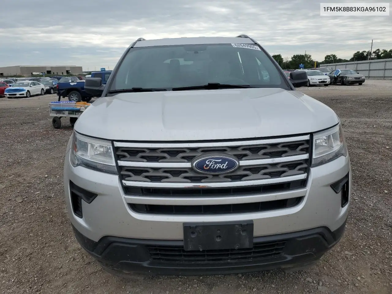 2019 Ford Explorer VIN: 1FM5K8B83KGA96102 Lot: 62649905