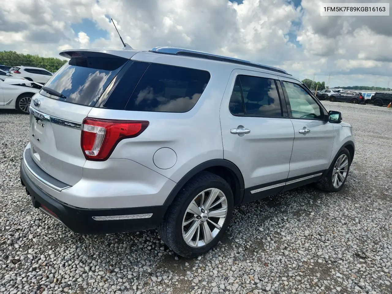 2019 Ford Explorer Limited VIN: 1FM5K7F89KGB16163 Lot: 62917205