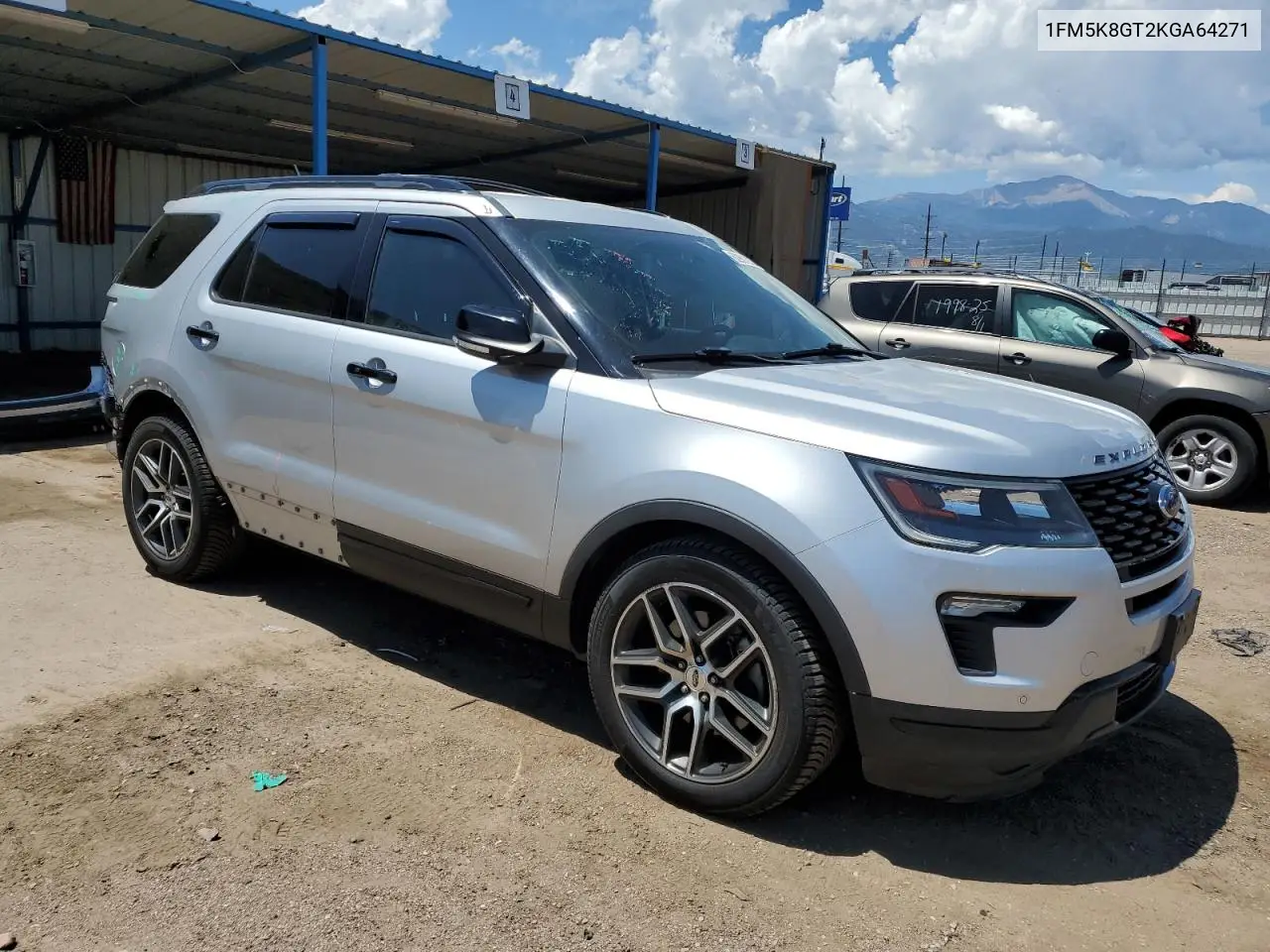 2019 Ford Explorer Sport VIN: 1FM5K8GT2KGA64271 Lot: 62961285