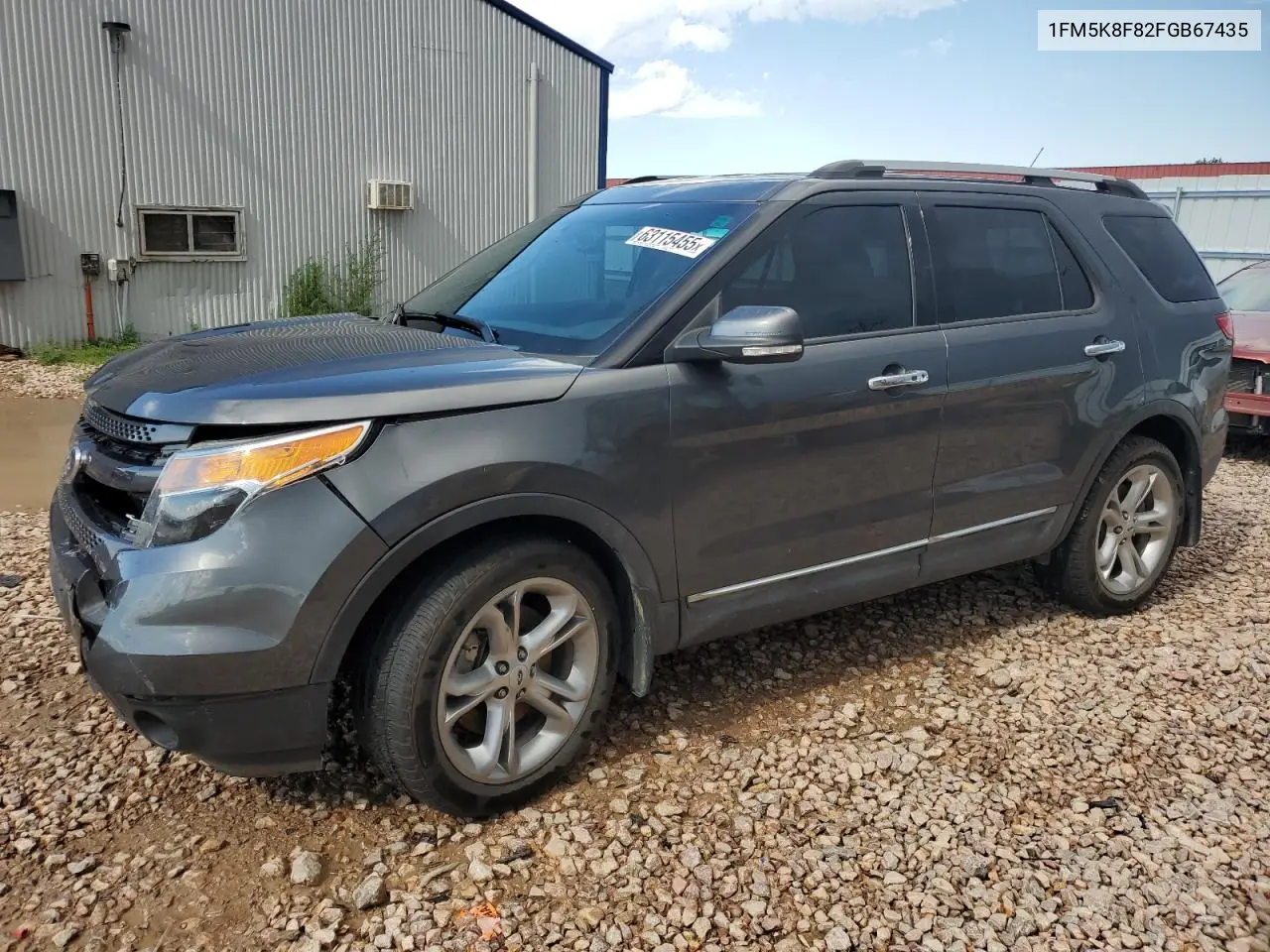 2019 Ford Explorer Limited VIN: 1FM5K8F82FGB67435 Lot: 63115455
