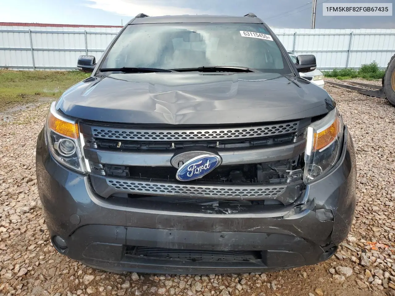 2019 Ford Explorer Limited VIN: 1FM5K8F82FGB67435 Lot: 63115455