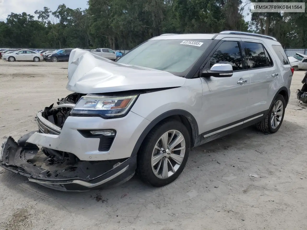 2019 Ford Explorer Limited VIN: 1FM5K7F89KGB41564 Lot: 63763385