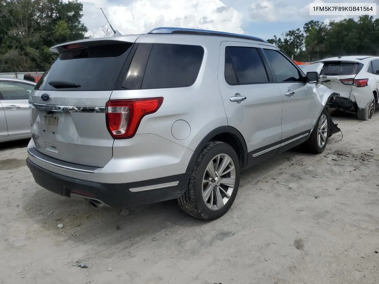 2019 Ford Explorer Limited VIN: 1FM5K7F89KGB41564 Lot: 63763385