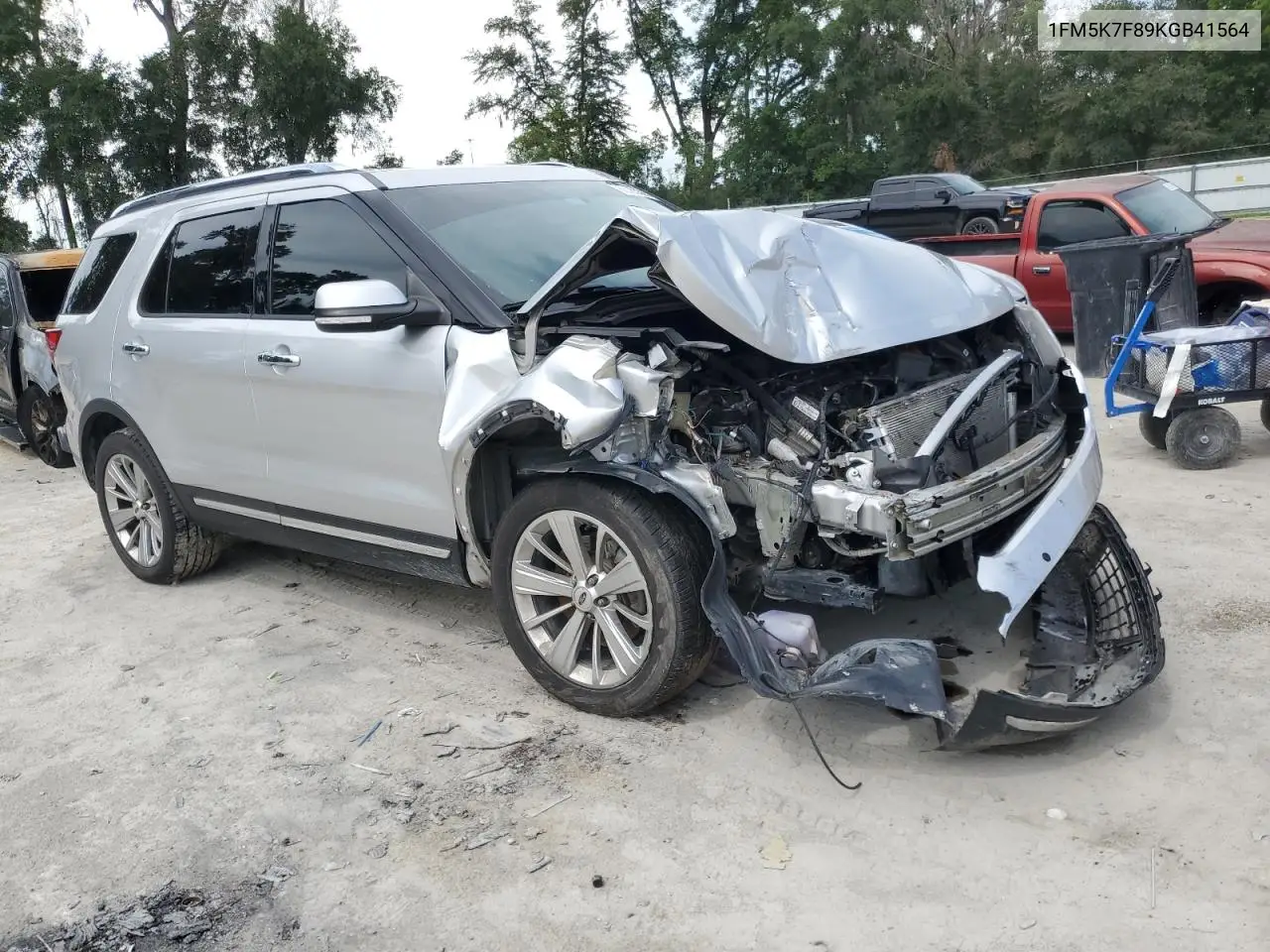 2019 Ford Explorer Limited VIN: 1FM5K7F89KGB41564 Lot: 63763385