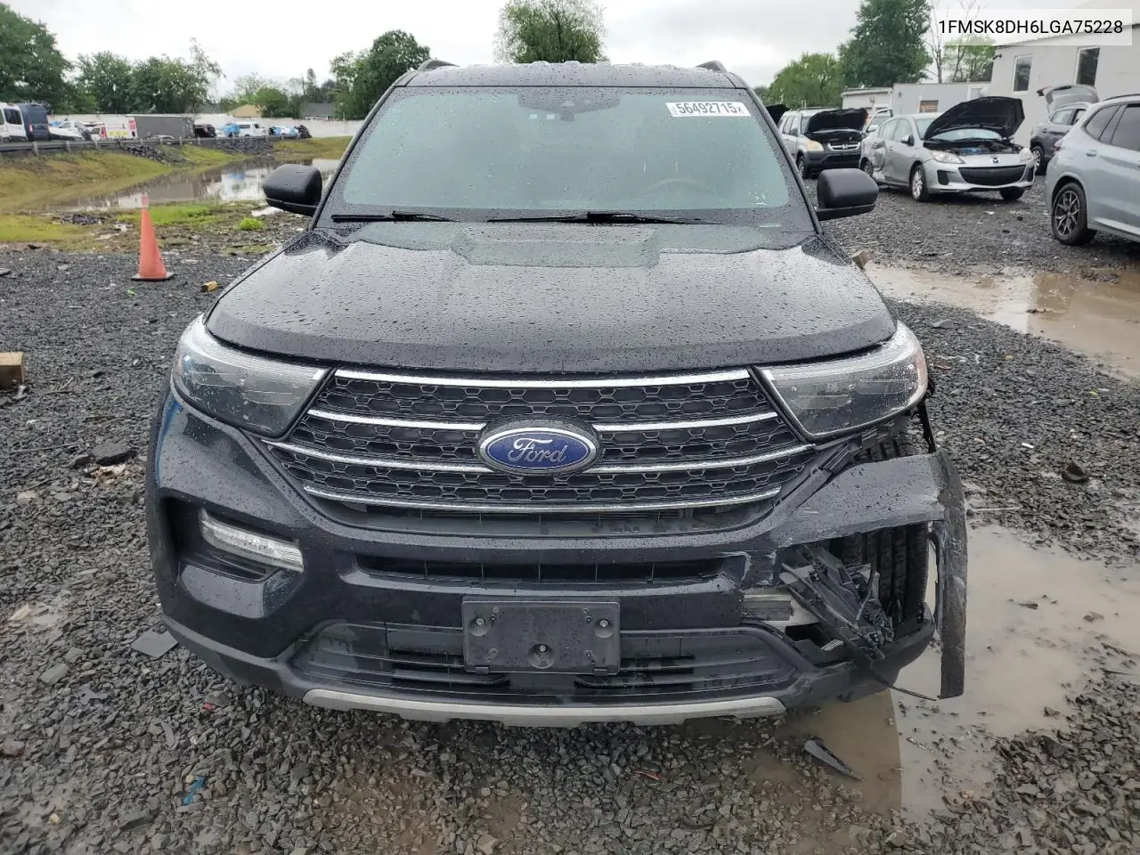 2020 Ford Explorer Xlt VIN: 1FMSK8DH6LGA75228 Lot: 56492715