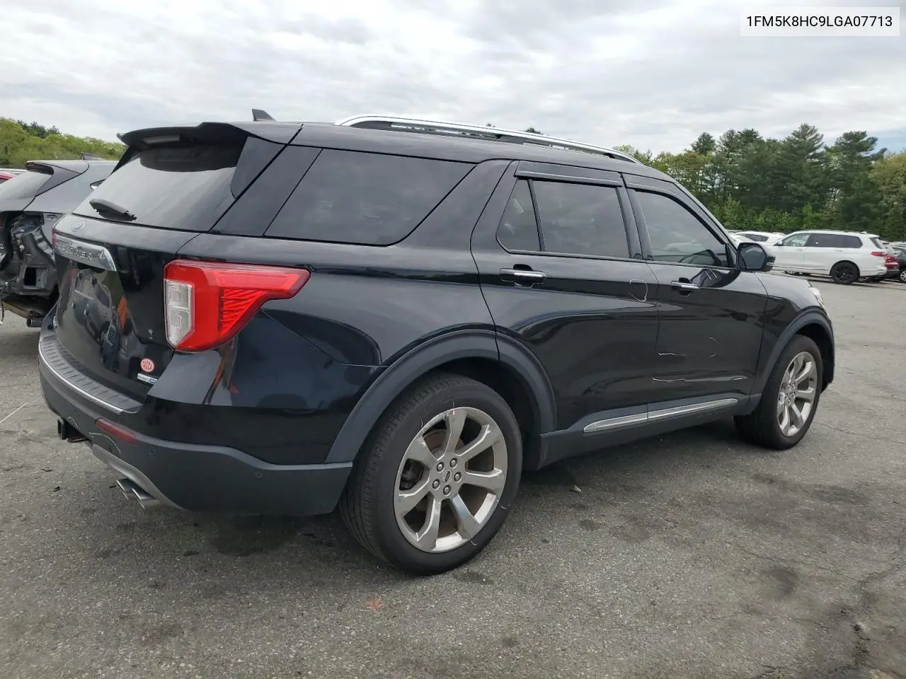 2020 Ford Explorer Platinum VIN: 1FM5K8HC9LGA07713 Lot: 56520265