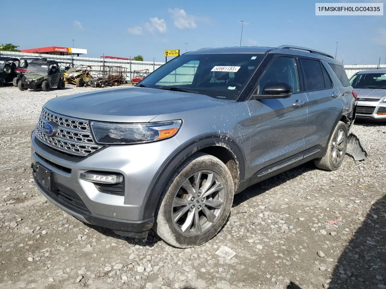 2020 Ford Explorer Limited VIN: 1FMSK8FH0LGC04335 Lot: 56661155
