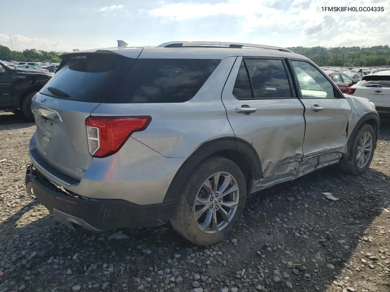 2020 Ford Explorer Limited VIN: 1FMSK8FH0LGC04335 Lot: 56661155