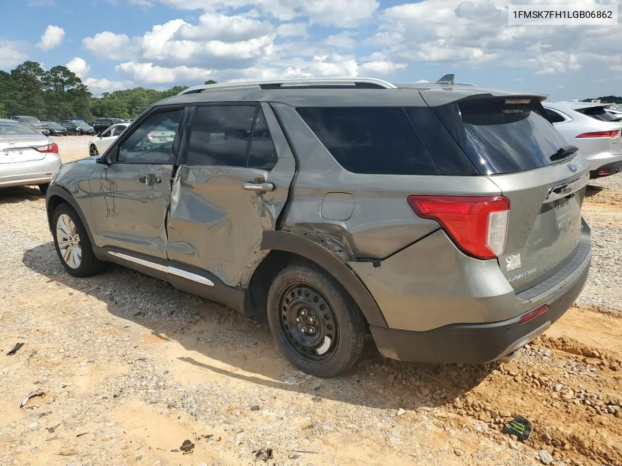 2020 Ford Explorer Limited VIN: 1FMSK7FH1LGB06862 Lot: 56930605
