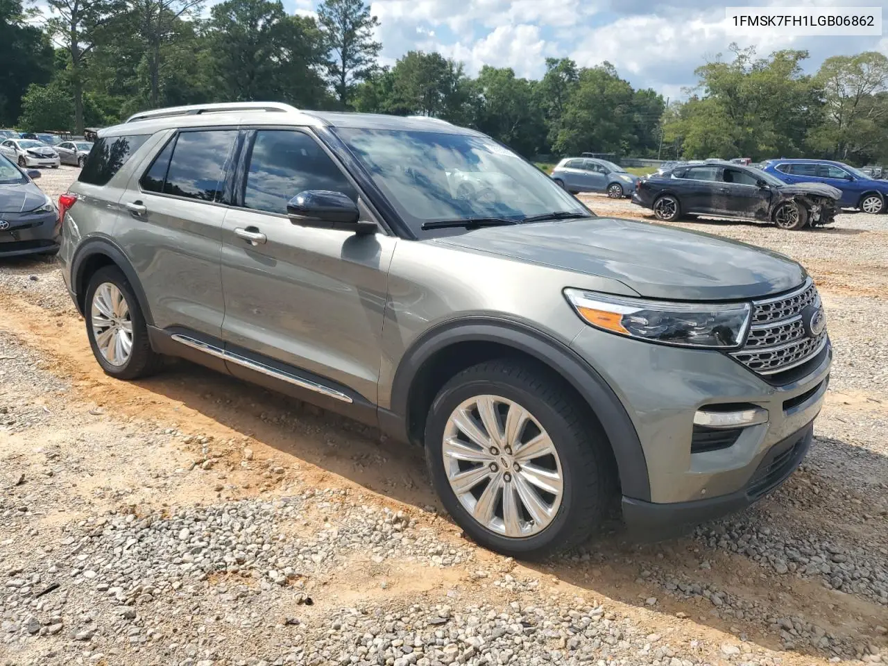 2020 Ford Explorer Limited VIN: 1FMSK7FH1LGB06862 Lot: 56930605