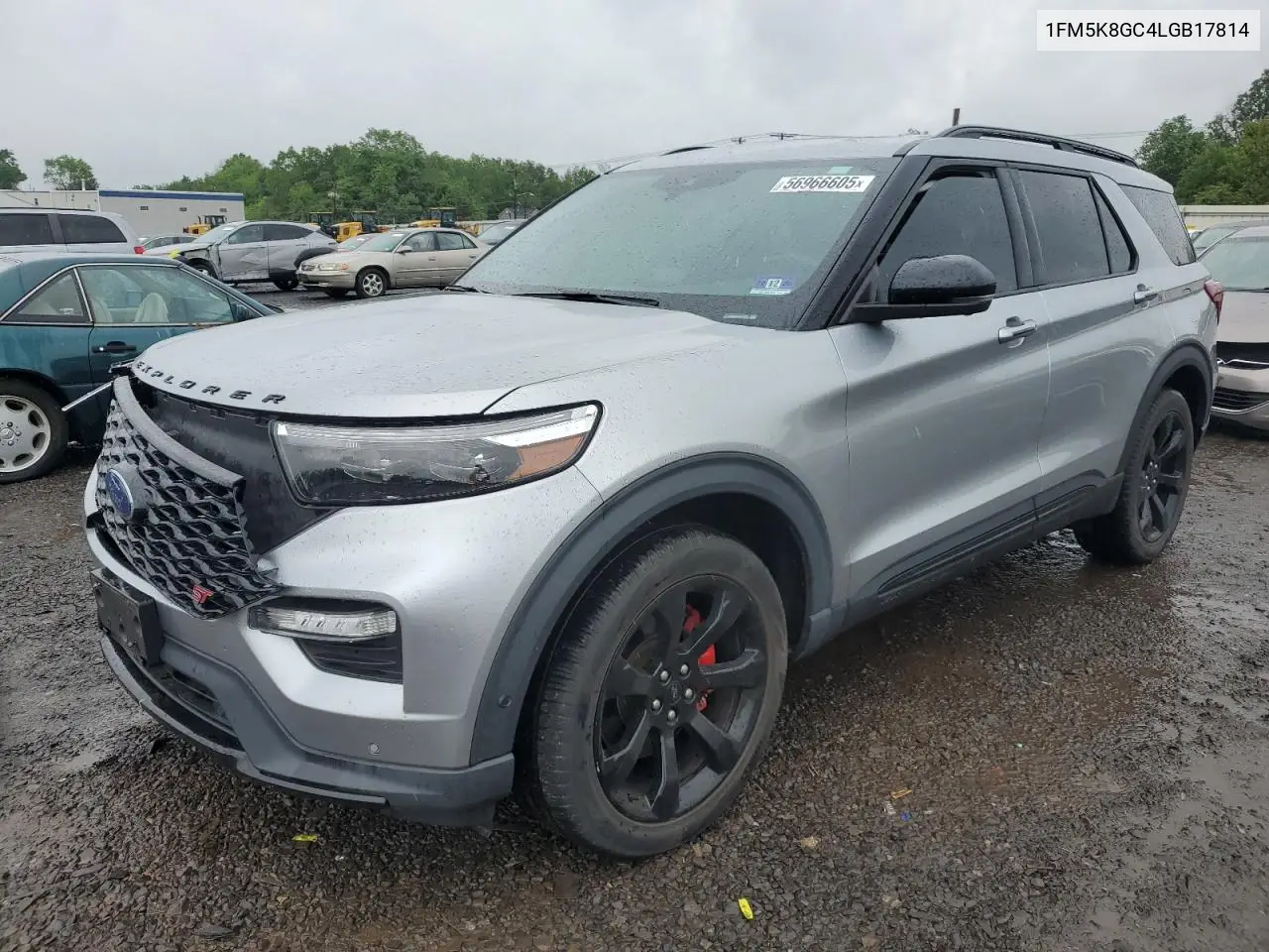 2020 Ford Explorer St VIN: 1FM5K8GC4LGB17814 Lot: 56966605